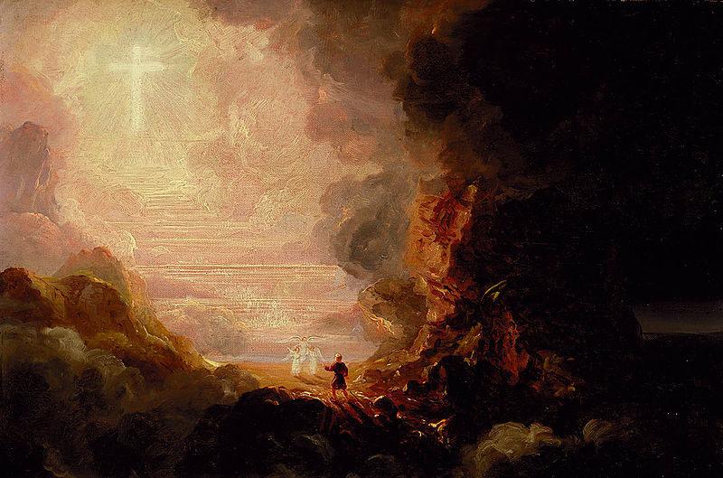 Thomas Cole The Pilgrim of the Cross at the End of His Journey oil painting image